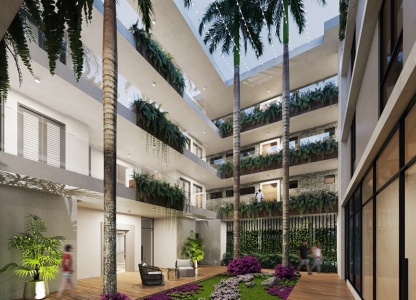 Khu dân cư thành phố Panama được chống thấm vĩnh viễn bằng sản phẩm Penetron